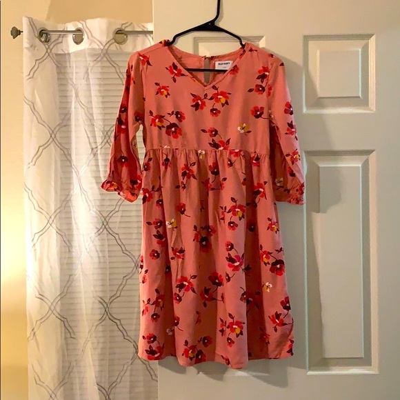 Old Navy Girls Flower Dress- Size XL 14 - Picture 1 of 2